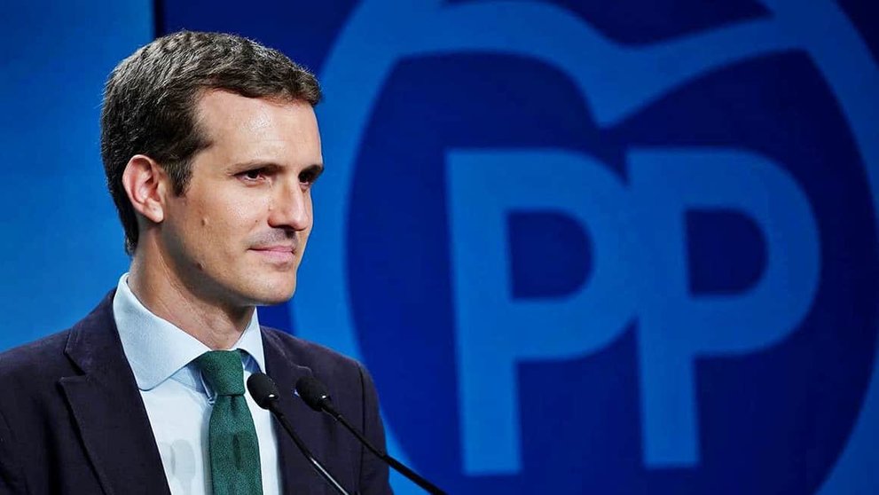 El secretario general del PP, Pablo Casado